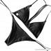 RAISINGTOP Spring Bikini Set Swimwear Separates Push-Up Padded Solid Swimsuit Two Piece Beachwear Elastic XS Petite Black B079KZRBDK